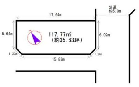 �_�ސ쌧����s�p�c�̓y�n�̊Ԏ��}