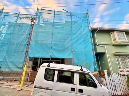 �_�ސ쌧���l�s�`���`��1���ڂ̐V�z��ˌ��Ă̌��n�O�ώʐ^