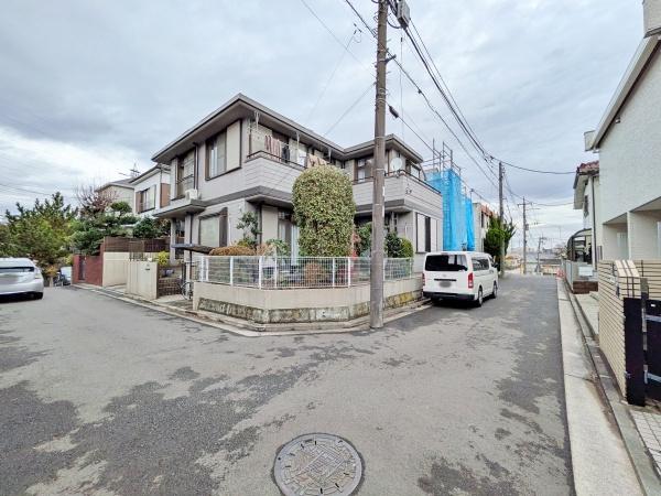 �_�ސ쌧���l�s�ߌ����̋{1���ڂ̐V�z��ˌ��Ă̑O�ʓ��H�܂ތ��n�ʐ^