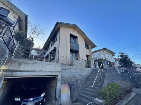 �_�ސ쌧���l�s���i�c��̒��È�ˌ��Ă̑O�ʓ��H�܂ތ��n�ʐ^