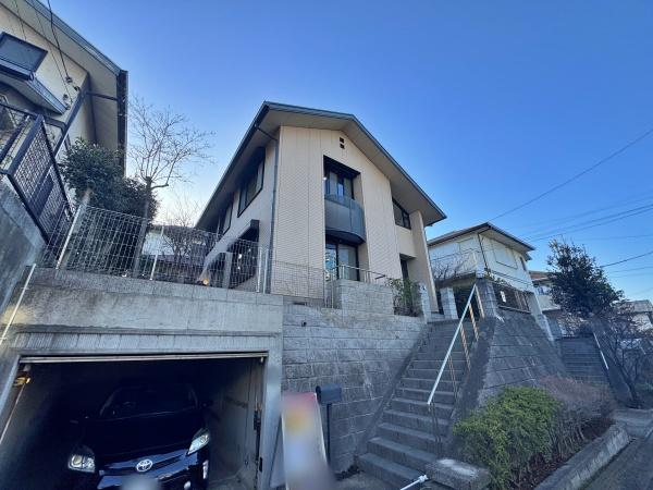 �_�ސ쌧���l�s���i�c��̒��È�ˌ��Ă̑O�ʓ��H�܂ތ��n�ʐ^