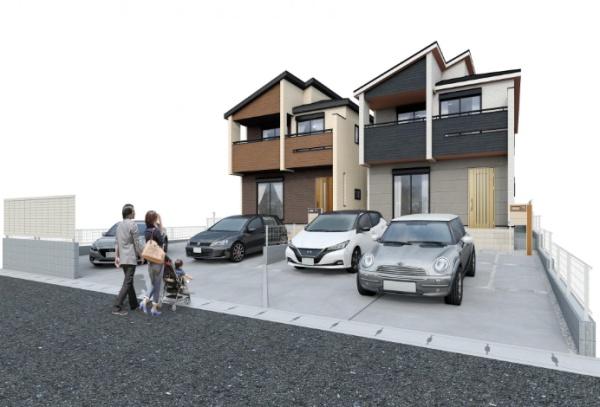 �_�ސ쌧���l�s������䒬�̐V�z��ˌ��Ă̊����\�z�}(�O��)