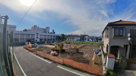 �_�ސ쌧��a�s���c5���ڂ̐V�z��ˌ��Ă̌��n�O�ώʐ^