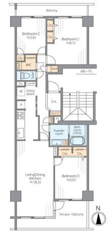 �_�ސ쌧���l�s�˒ˋ�i�Z���̒��Ã}���V�����̊Ԏ��}