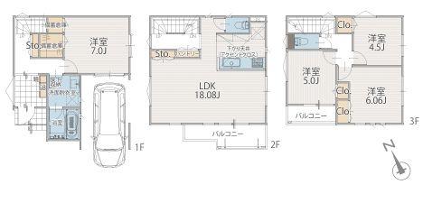 �_�ސ쌧����s�����_��3���ڂ̐V�z��ˌ��Ă̊Ԏ��}