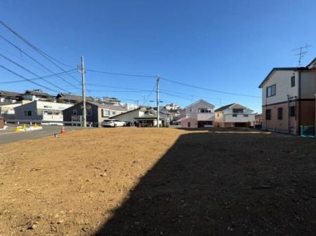 �_�ސ쌧���l�s��搴���P�u�̓y�n�̑O�ʓ��H�܂ތ��n�ʐ^