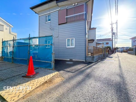 �_�ސ쌧��a�s���c�̐V�z��ˌ��Ă̑O�ʓ��H�܂ތ��n�ʐ^