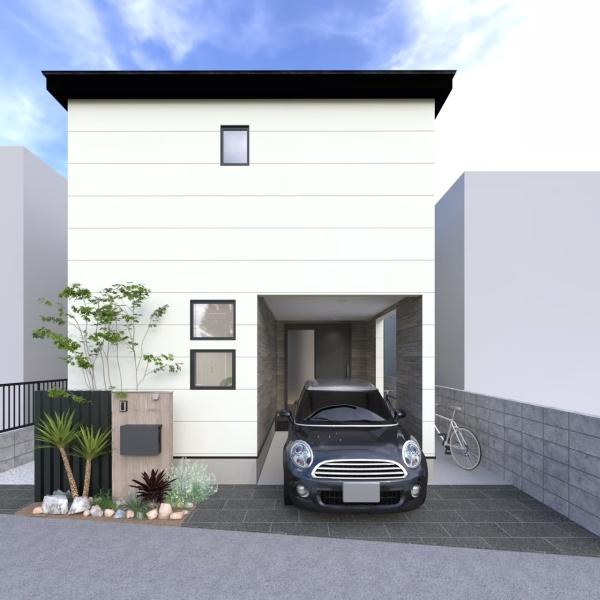 �_�ސ쌧���s�{�O��_�ؖ{��2���ڂ̐V�z��ˌ��Ă̌��n�O�ώʐ^