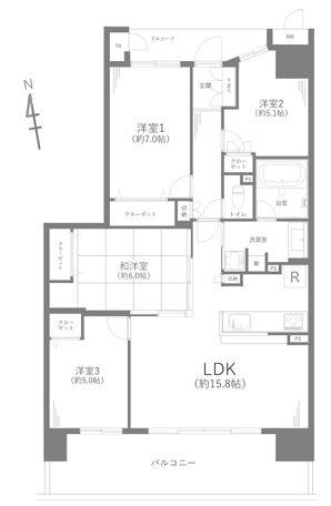 �_�ސ쌧����s���1���ڂ̒��Ã}���V�����̊Ԏ��}