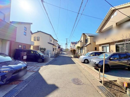 �_�ސ쌧���l�s���J�戢�v�a��2���ڂ̐V�z��ˌ��Ă̑O�ʓ��H�܂ތ��n�ʐ^