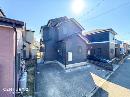 �_�ސ쌧����s�T���̒��È�ˌ��Ă̑O�ʓ��H�܂ތ��n�ʐ^