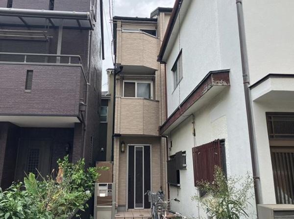 �_�ސ쌧���s�K�撆�K��1���ڂ̒��È�ˌ��Ă̌��n�O�ώʐ^