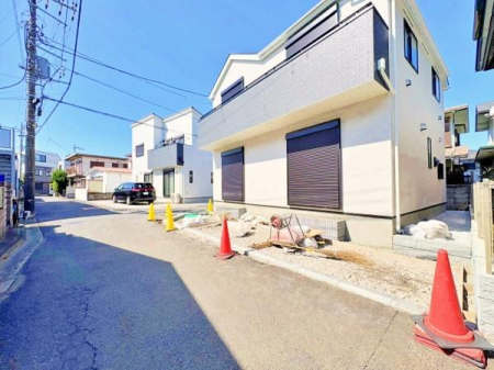 �_�ސ쌧���l�s�ۓy�P�J�抙�J���̐V�z��ˌ��Ă̑O�ʓ��H�܂ތ��n�ʐ^