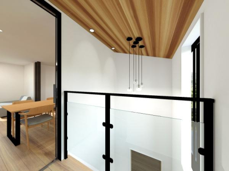 �_�ސ쌧���l�s���撆��1���ڂ̐V�z��ˌ��Ă̊����\�z�}(�O��)