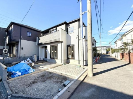 �_�ސ쌧��a�s��a�c�̐V�z��ˌ��Ă̑O�ʓ��H�܂ތ��n�ʐ^