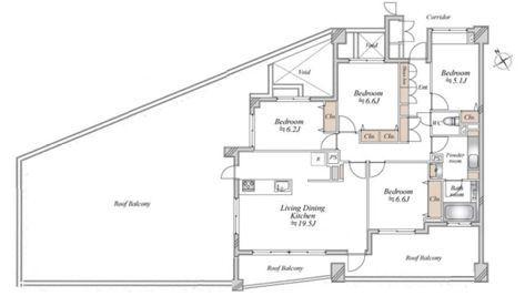 �_�ސ쌧���s�����扤�T����1���ڂ̒��Ã}���V�����̊Ԏ��}