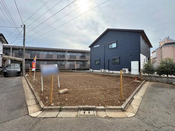 �_�ސ쌧��a�s���ߊԂ̓y�n�̑O�ʓ��H�܂ތ��n�ʐ^