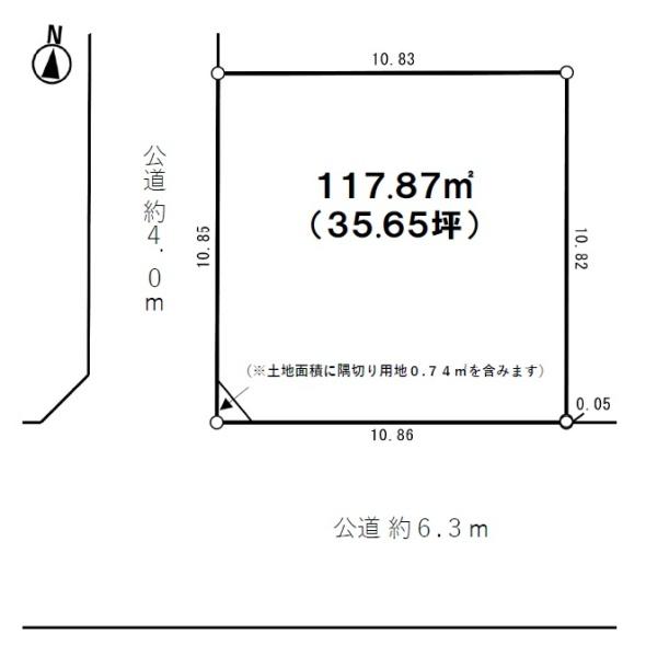 �_�ސ쌧���Ԏs���J��3���ڂ̓y�n�̊Ԏ��}