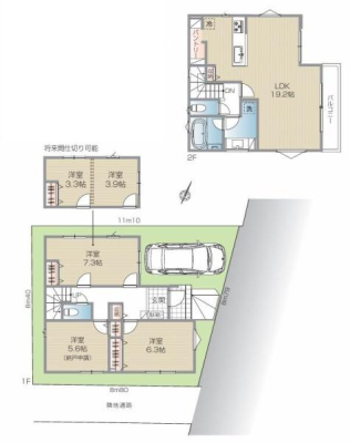 �_�ސ쌧���s���揬�c3���ڂ̐V�z��ˌ��Ẳ摜