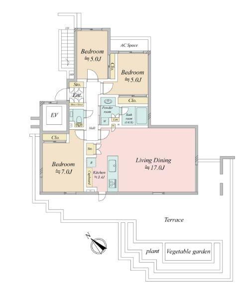 �_�ސ쌧���s���Ë斖��1���ڂ̒��Ã}���V�����̊Ԏ��}