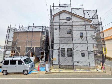 �_�ސ쌧����s�ΐ�2���ڂ̐V�z��ˌ��Ă̌��n�O�ώʐ^