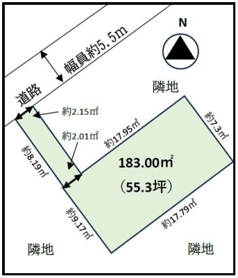 �_�ސ쌧�����S���쒬���c2���ڂ̓y�n�̊Ԏ��