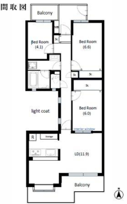 �_�ސ쌧���s�����攒�R3���ڂ̒��Ã}���V�����̊Ԏ��}