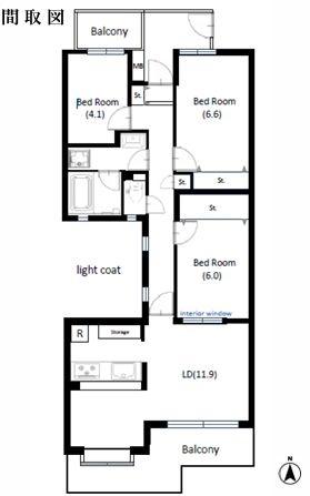 �_�ސ쌧���s�����攒�R3���ڂ̒��Ã}���V�����̊Ԏ��}