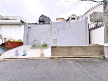 神奈川県横浜市鶴見区梶山2丁目の土地の現地土地写真