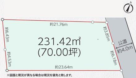 �_�ސ쌧����s�T���1���ڂ̓y�n�̊Ԏ��}