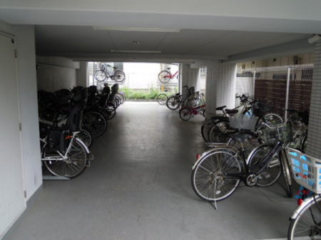 その他共用部　駐輪場もきちんと管理されています。駐輪は各世帯２台まで無償です。