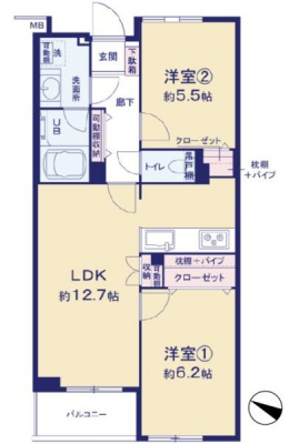間取り図　■大切なペットと一緒に暮らせるペットOKのマンション♪■2023年3月に相鉄・新横浜線が開通予定です◎